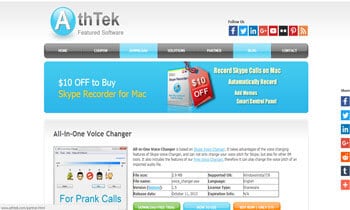 AthTek Skype Voice Changer