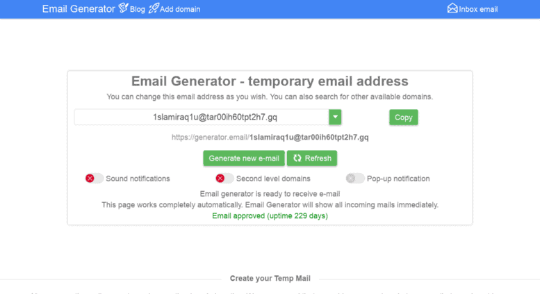 Generator.email