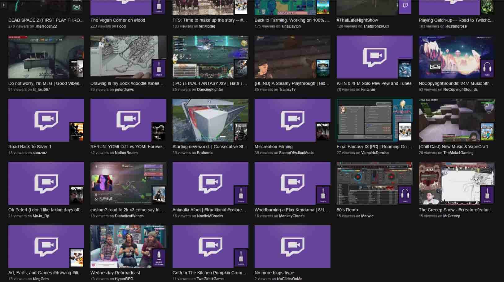 twitch not loading	
