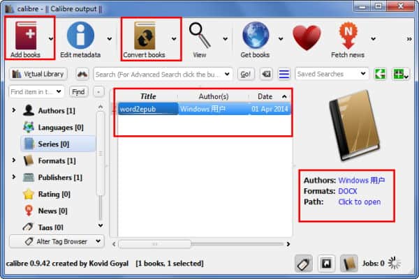 Calibre Epub Reader