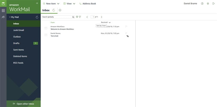 Amazon Workmail