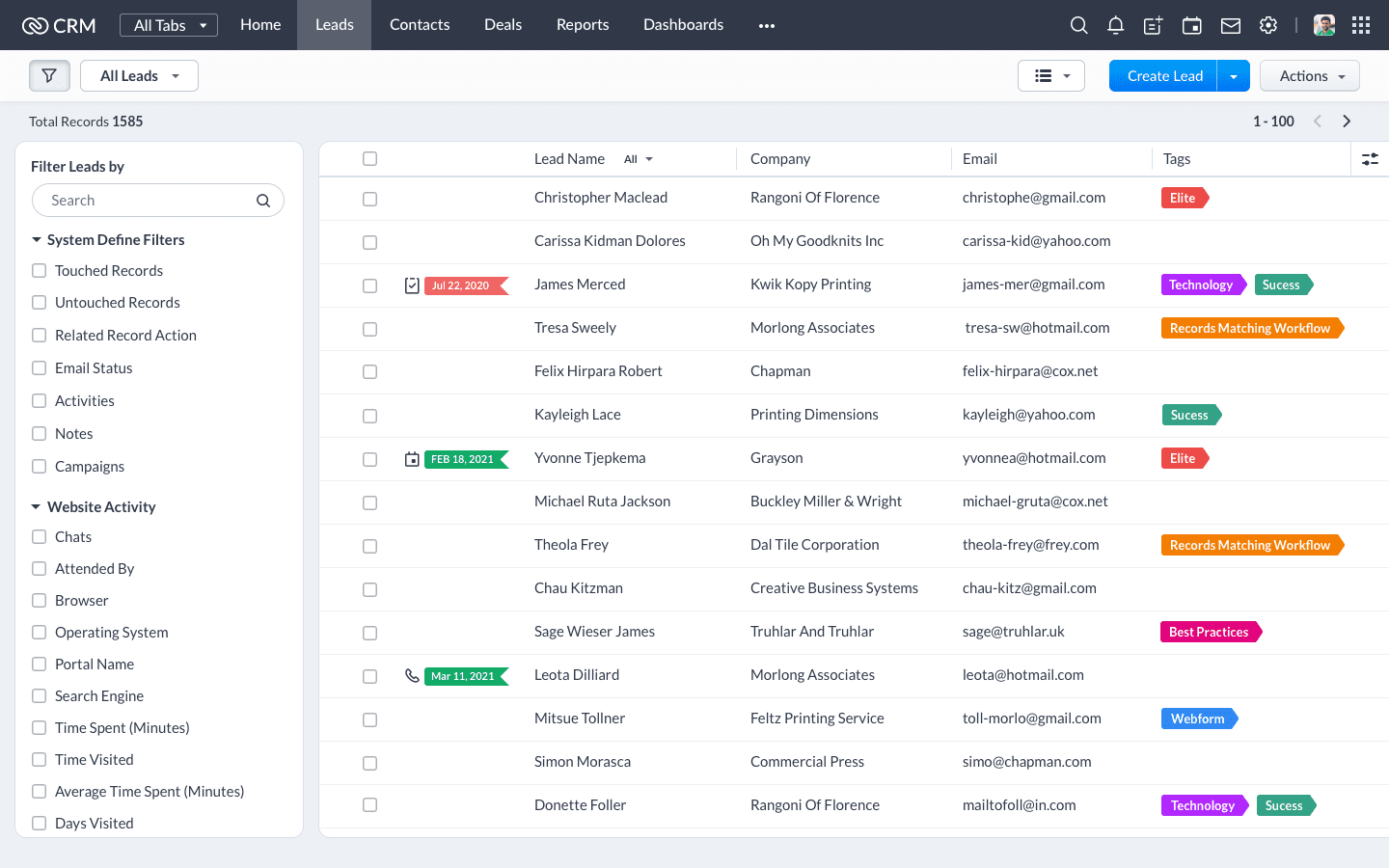  cloud crms 