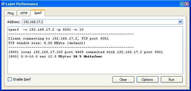 packet loss test