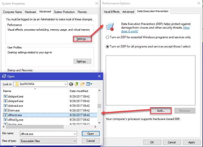 COM Surrogate in Windows 10