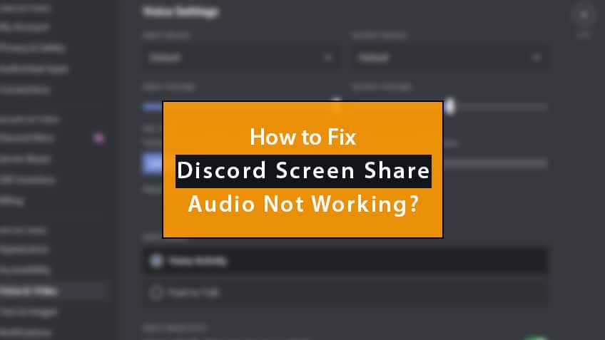 Fix Discord Screen
