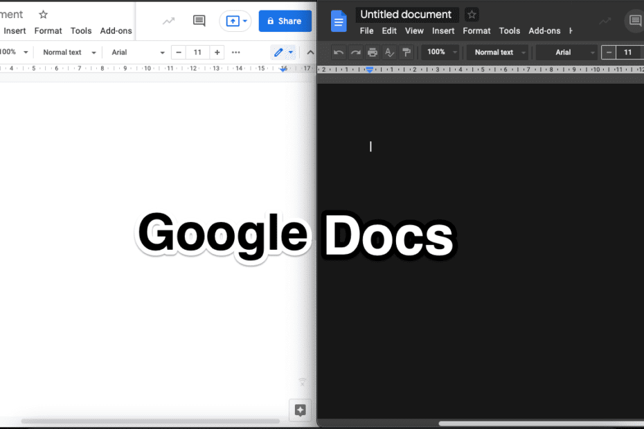 Google Docs Dark Mode