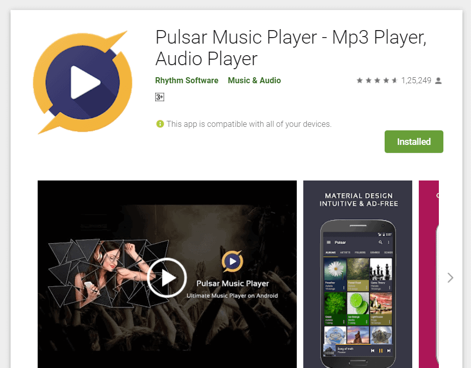 Pulsar Music Player