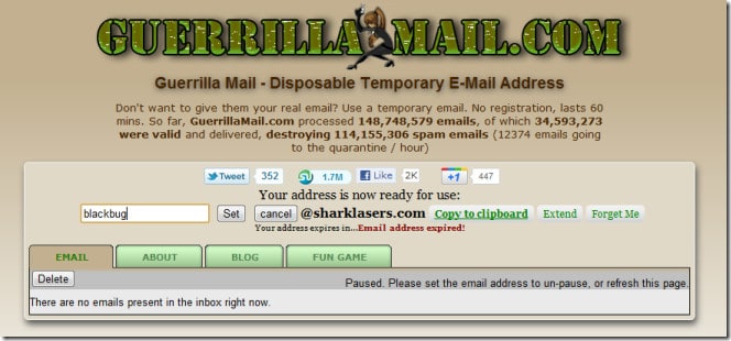 Guerrilla Mail