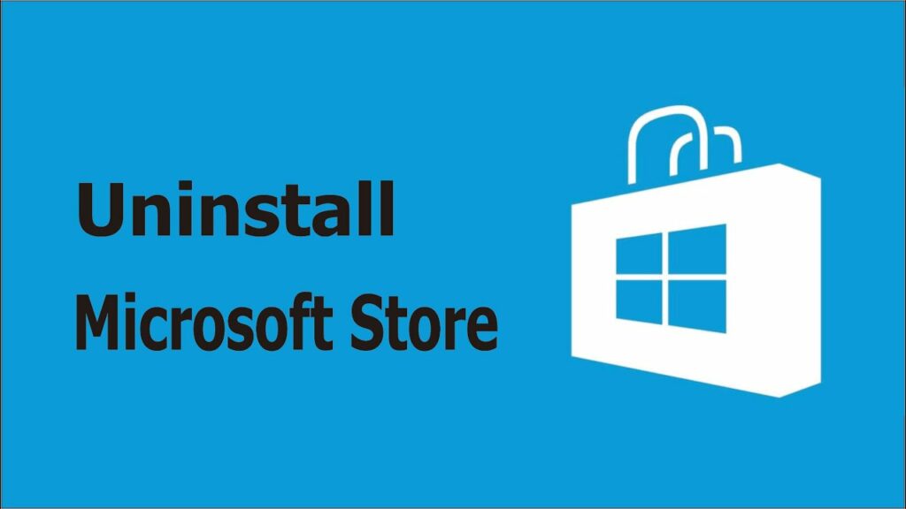 Uninstall Microsoft Store Apps