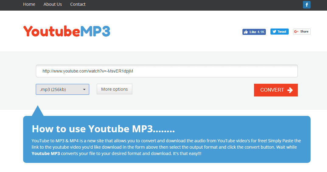 YouTube To Mp3 Downloader