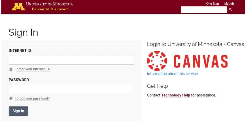 Canvas umn login