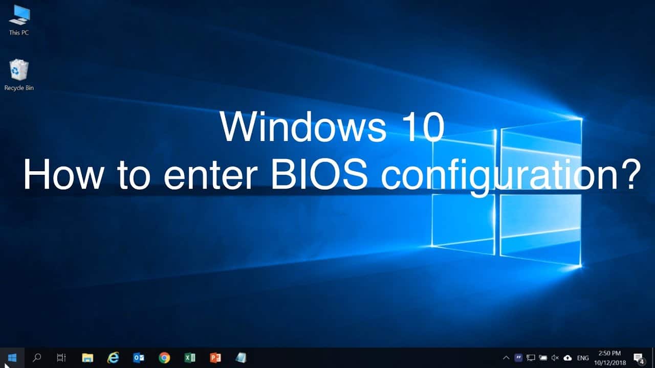 Access BIOS in Windows 10