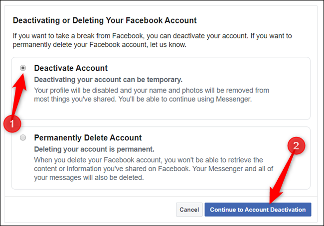 Permanently Delete Facebook Account