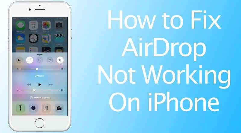 AirDrop Not Working on iPhone