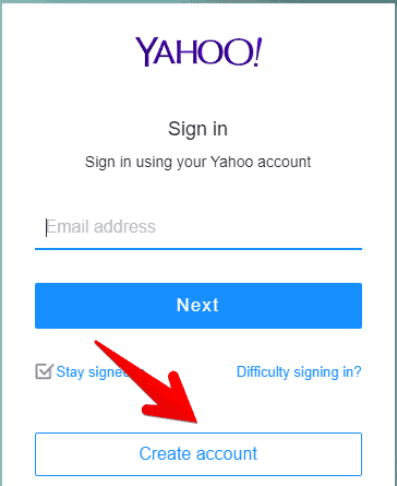Create Yahoo Email