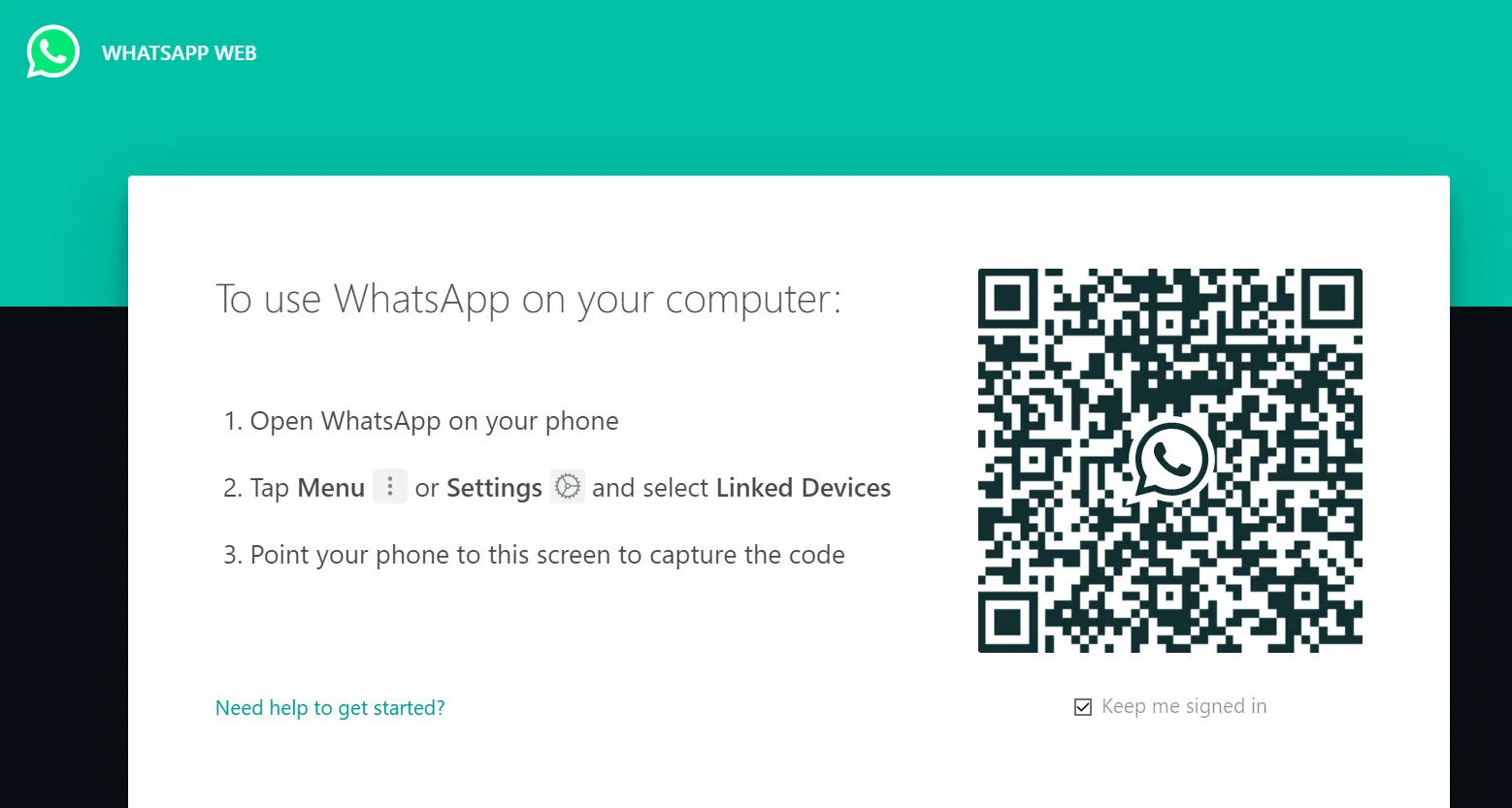 Use WhatsApp Web