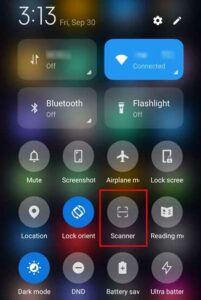 how to scan qr code on phone screen
