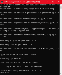 Mechanical ID