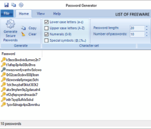 PowerCryptor Password Generator