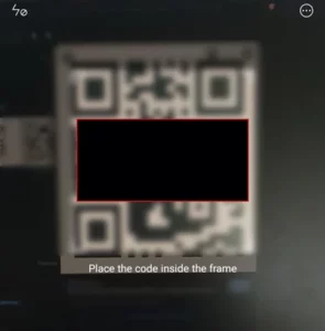 how to scan qr code on phone screen