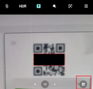 how to scan qr code on phone screen
