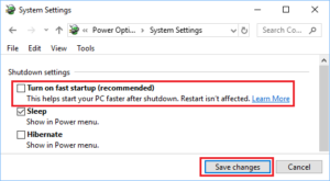 How to Disable Fast Startup in Windows 11