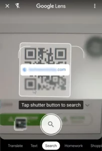 how to scan qr code on phone screen