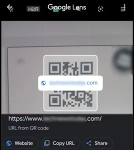 how to scan qr code on phone screen