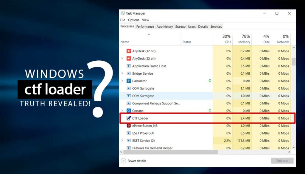 what is ctf loader and how to fix