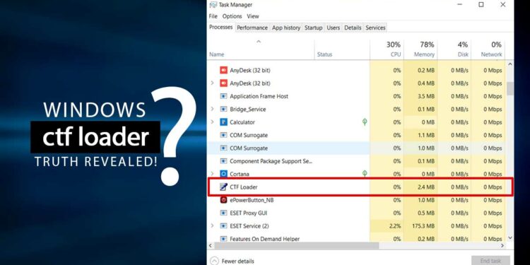what is ctf loader and how to fix