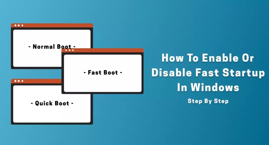 disable fast startup windows 11