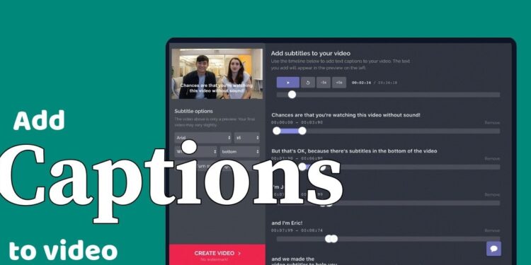 Closed Captioning for Web Video Support