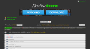 Firstsrowsports