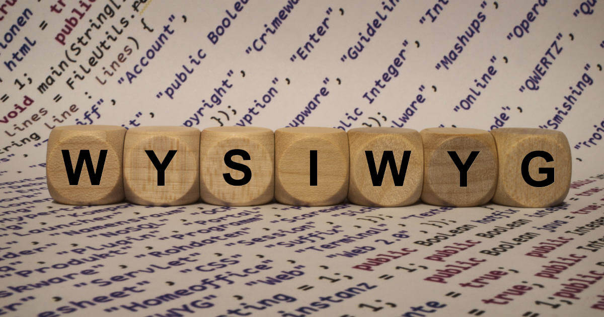 WYSIWYG