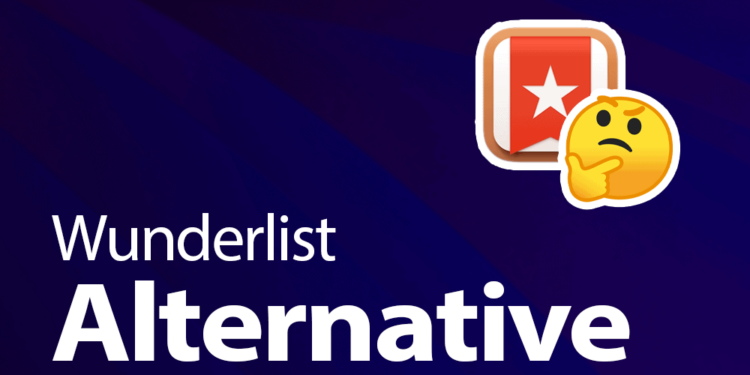 Wunderlist Alternative Apps
