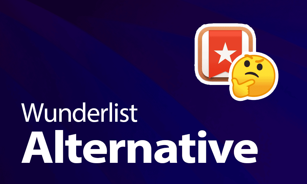 Wunderlist Alternative Apps