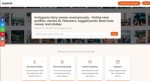 Browse Instagram Story Anonymously Using Dumpor