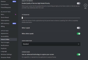 Disable Attenuation From Discord