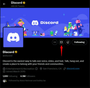 Go to the Official page of Discord