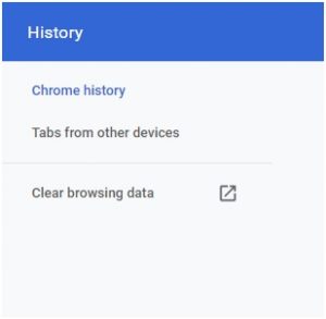 Pick Clear browsing Data from the left pane