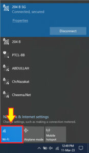 Restart Your WiFi Connection