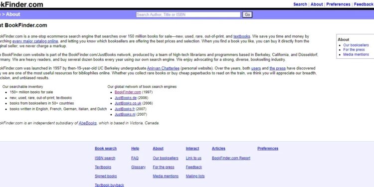 Sites Like BookFinder