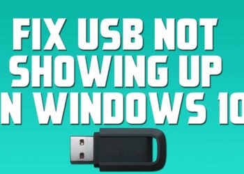 USB Drive Not Showing Up