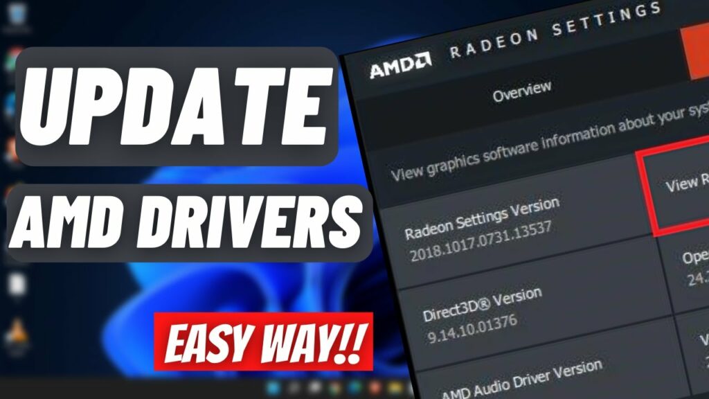 How To Update AMD Drivers On Windows 10