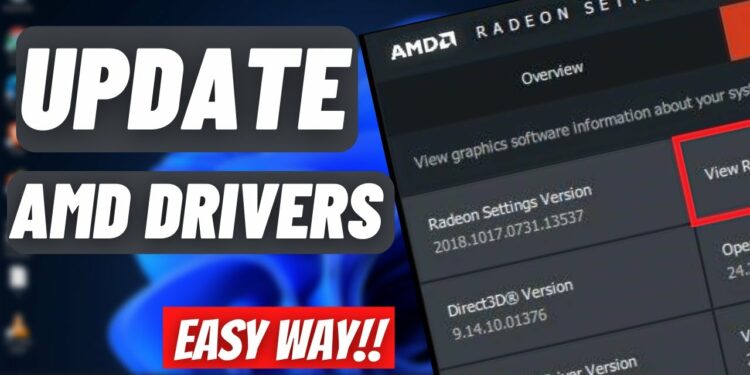 How To Update AMD Drivers On Windows 10