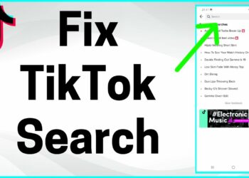 search bar not working on tiktok