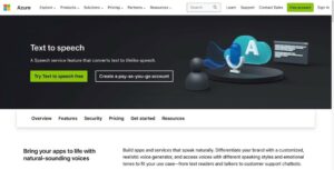 Microsoft Azure Text to Speech
