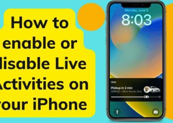 How To Enable Or Disable Live Activities On iPhone