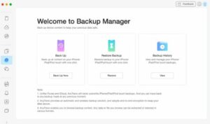 connect your phone via USB, go to the backup manager section, and start the backup process