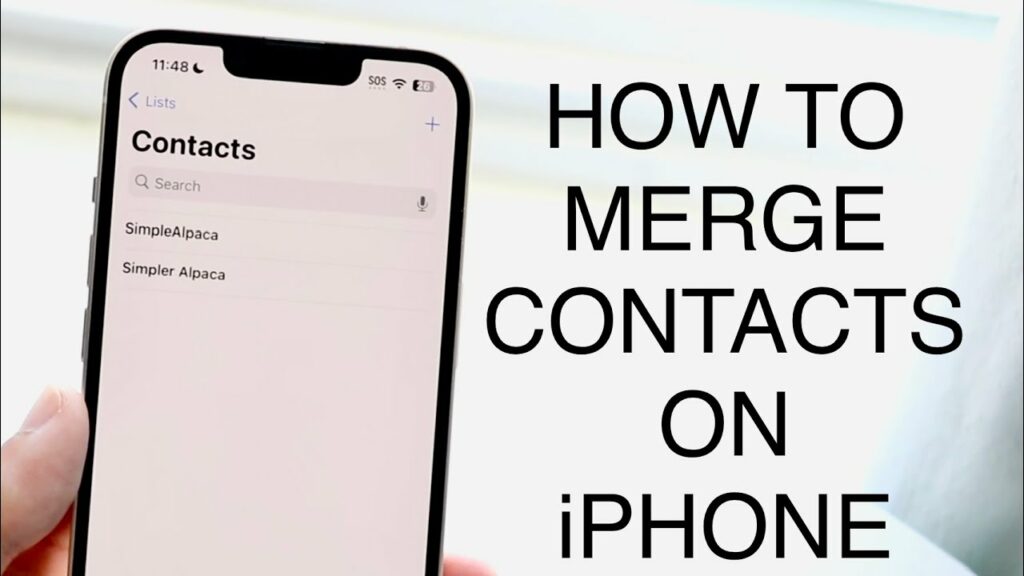 How To Merge Contacts On iPhone